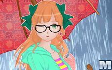 Simulador de vestir anime en un día lluvioso
