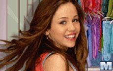 Juego de vestir a Hannah montana - Miley Cyrus