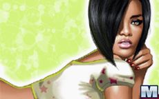 viste y maquilla a Rihanna