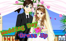 Un juego de vestir con vestidos de novia
