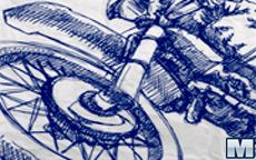 Boceto de una moto