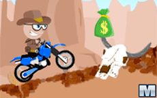Cowboy Motocross Biker