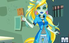 Víste a Lagoona Blue en este juego de monster high