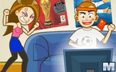 Patea al fanático del fútbol