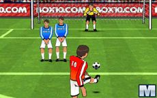 Fútbol, Lanzamiento de faltas
