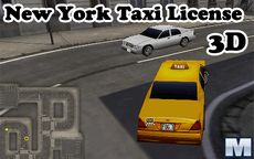 New York Taxi License 3D