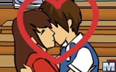 Juego de besos en la escuela - School Kissing Break