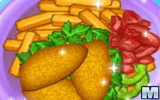 Juega a cocinar Nuggets de pollo casero con patatas