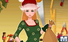 Little Christmas Elf Dress Up Game