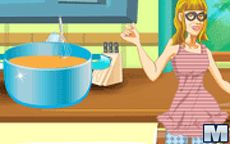Violetta Cooking For Leon