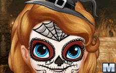 Sofia Halloween Face Art