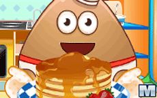 Juego de Pou para cocinar tartas tipo tortita