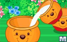 Cocina las madalenas con miel con - Winnie the poh