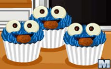 Cookie Monster Cupcakes