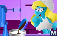 Smurfette Birthday Cake