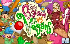 King Bacon vs Vegans