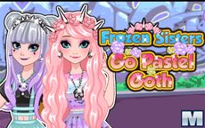 Frozen Sisters Go Pastel Goth