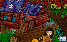Krystine and the children in chains