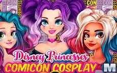 Disney Princesses Comicon Cosplay