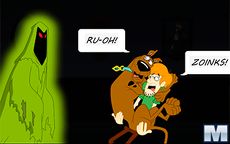 Spooked out Scooby