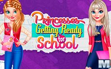 Princess Getting Ready For School