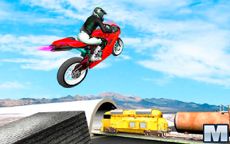 Highway Traffic Bike Stunts