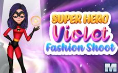 Superhero Violet Fashion Shoot