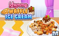 Yummy Waffle Ice Cream