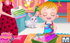 Baby Hazel Cleaning Time