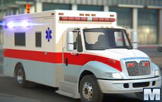 City Ambulance Car Driving