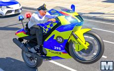 Police Bike Stunt Race Game
