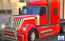 American Truck Car Driving