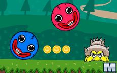Blue and Red Ball