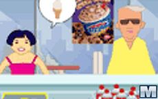 El aprendiz preparando helado
