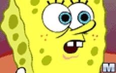 Bob Esponja rebentando burbujas