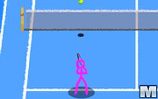 Tenis con el hombre palo