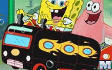 Bob Esponja viaje a Atlantis en autobus