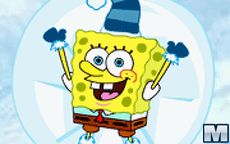 Bob esponja y la bola de nieve gigante