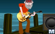 Jugar a tocar la guitarra con Mr Mucky Guitar Legend