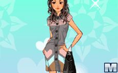 Juego de moda: bolsos y botas de cuero