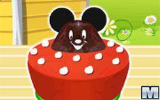 Juego de cocinar pastel de Mickey Mouse