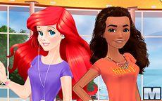 Ariel and Moana Princess on Vacation