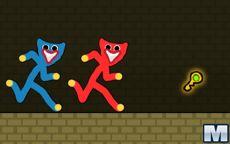 Red And Blue Stickman Huggy